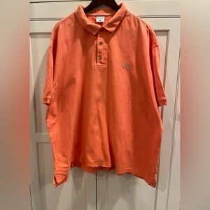 Columbia Polo Shirt Mens Sz. XL Bonefish Orange Fishing Short Sleeve